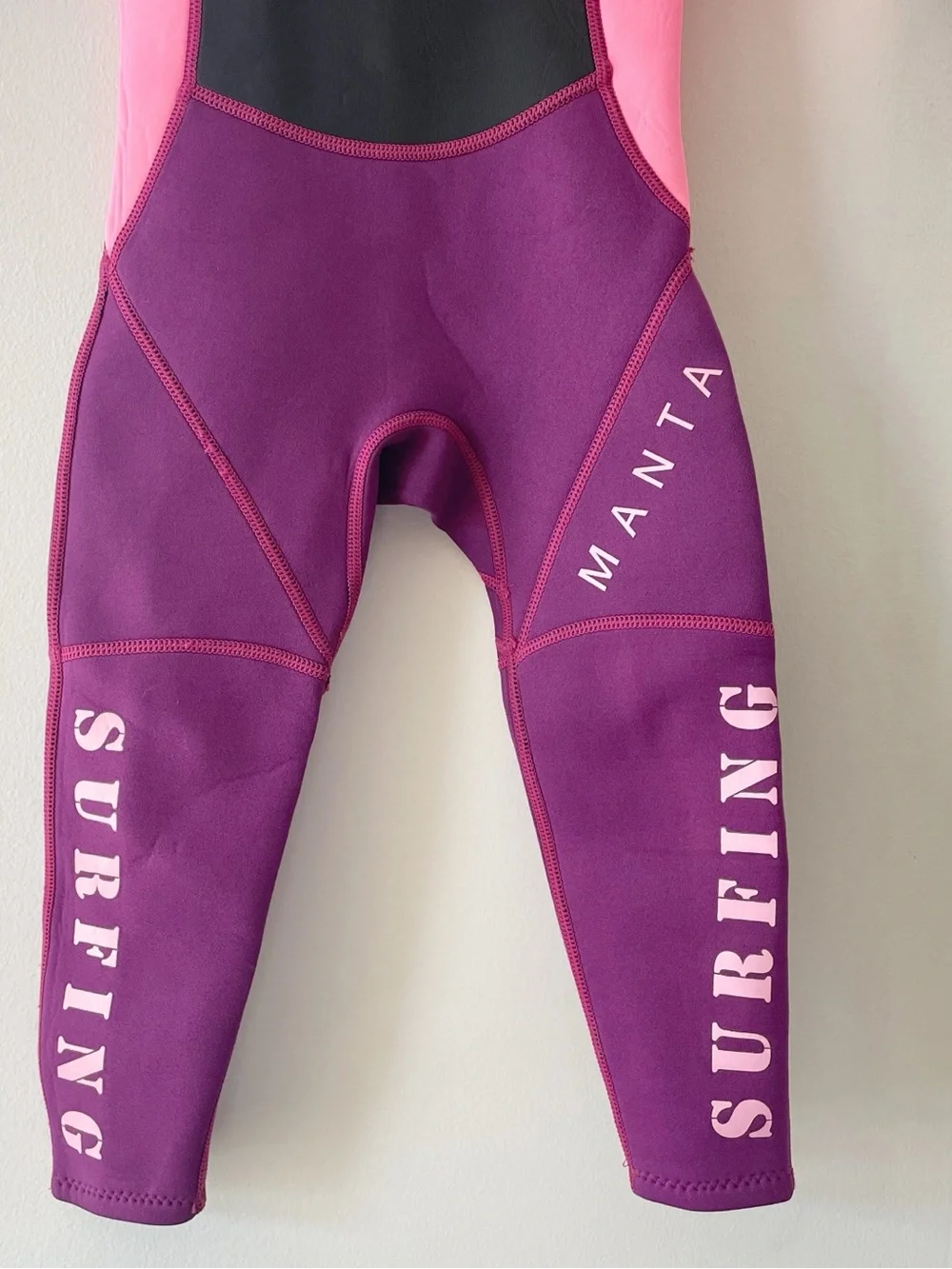 Dive & Sail Kids Pink Neoprene Diving Surf Wetsuit | Medium